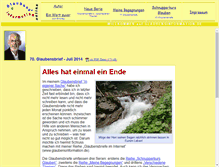 Tablet Screenshot of glaubensinformation.de